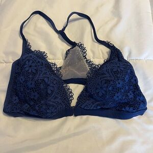 Victoria’s Secret Lace Bralette in Navy Blue